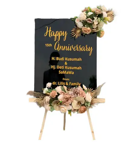 Papan Bunga Akrilik Mantewe