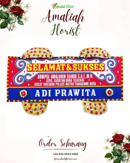 Papan Bunga Ucapan Selamat Mantewe